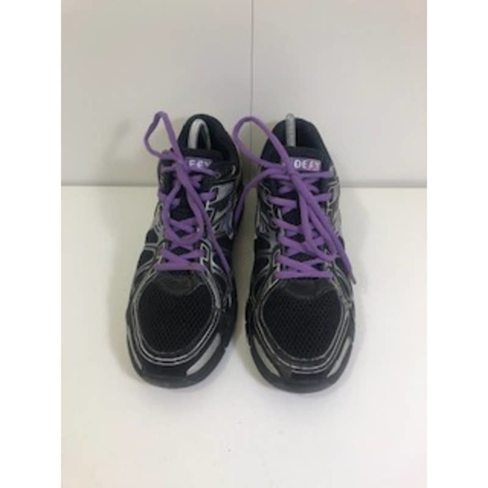 Gdefy Gravity Defyer Mighty Walk Running Shoe Sneakers Black Silver Mens US 10.5
